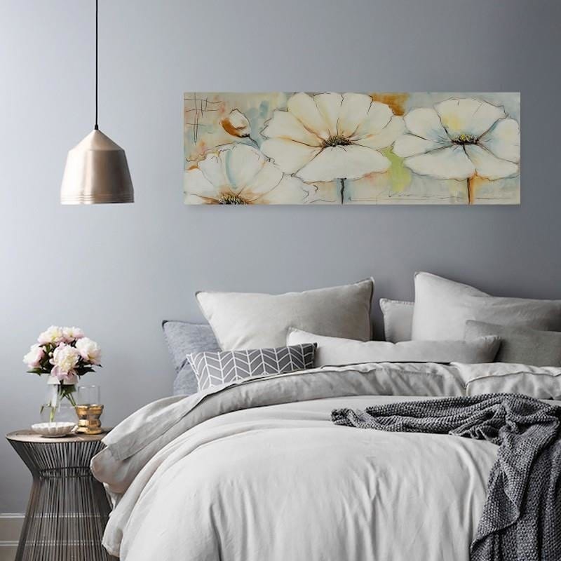 Kanva - Panorama Two Flowers And Bud  Home Trends DECO