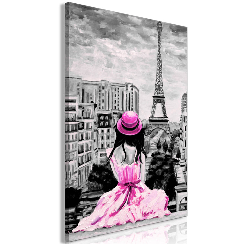 Glezna - Paris Colour (1 Part) Vertical Pink Home Trends
