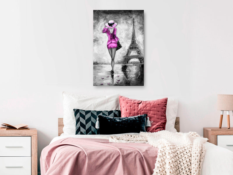 Glezna - Parisian Woman (1 Part) Vertical Pink Home Trends