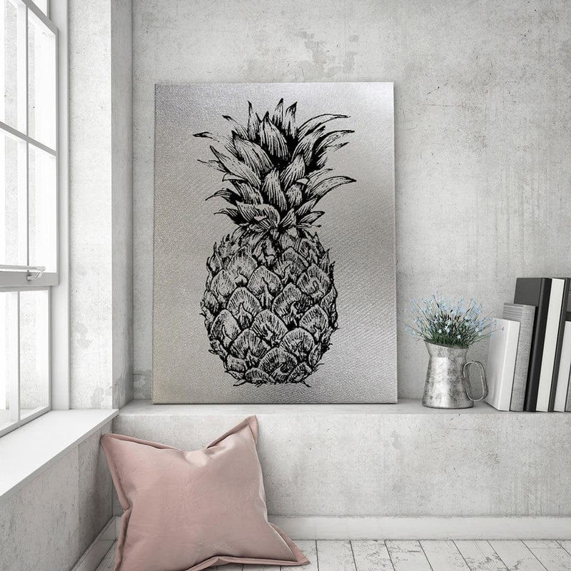 Kanva - Pineapple Drawn 1  Home Trends DECO