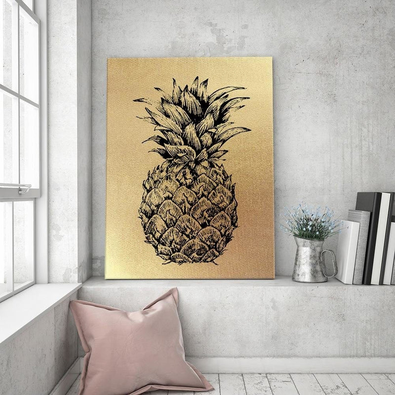 Kanva - Pineapple Drawn 2  Home Trends DECO