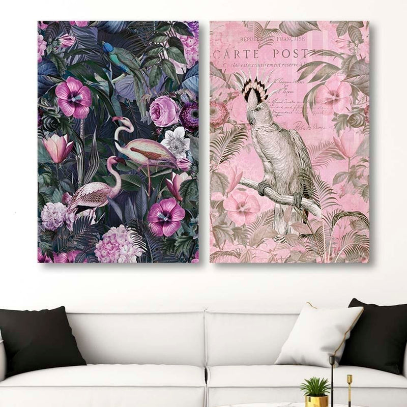 Kanva - Pink Birds  Home Trends DECO