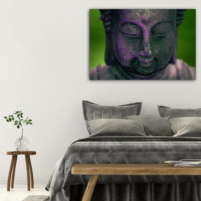 Kanva - Purple Buddha Head  Home Trends DECO