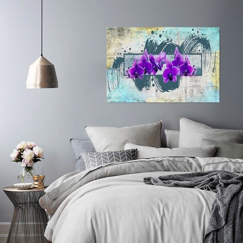 Kanva - Purple Flowers 2  Home Trends DECO