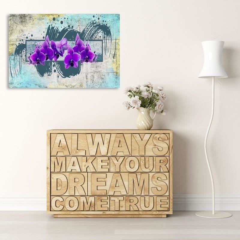 Kanva - Purple Flowers 2  Home Trends DECO