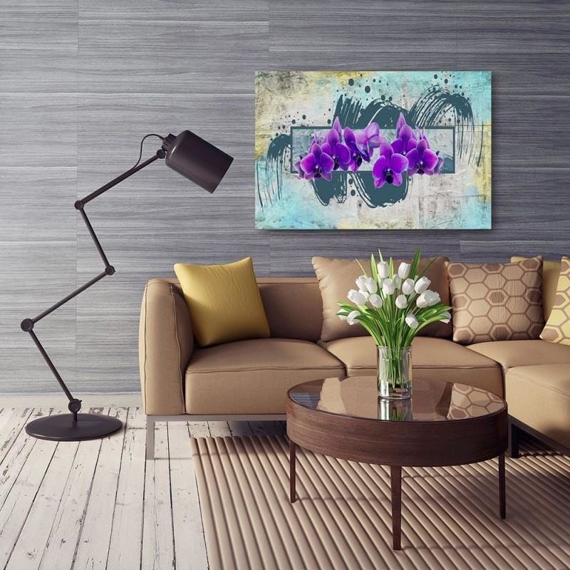 Kanva - Purple Flowers 2  Home Trends DECO