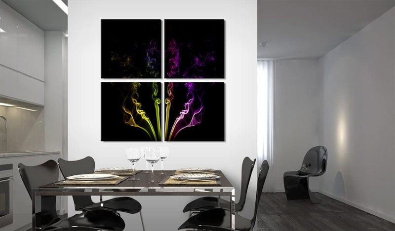 Glezna - Rainbow-hued smoke trails Home Trends