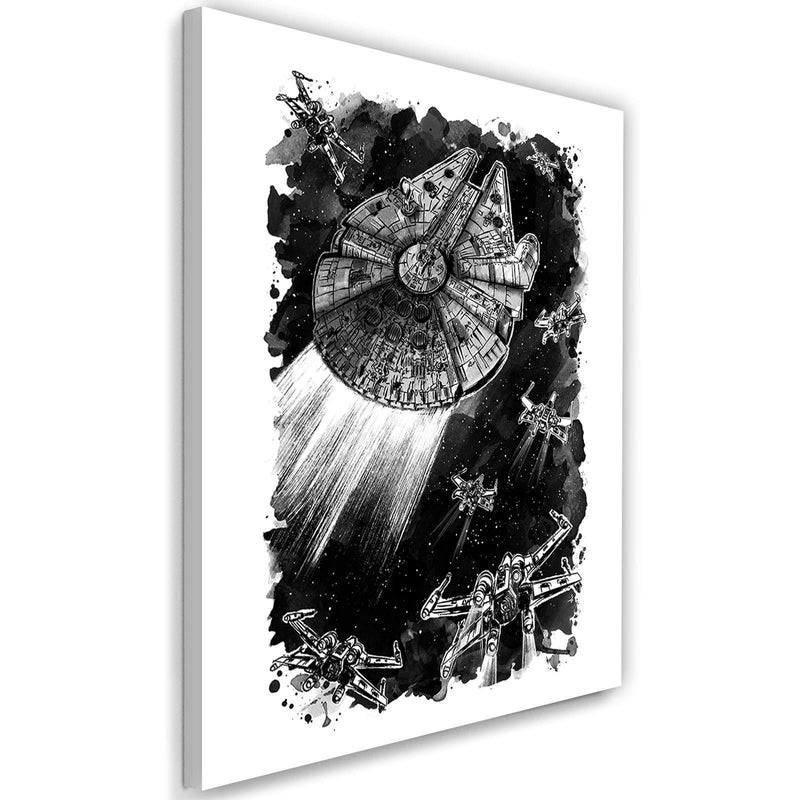 Kanva - Rebel Assault Decor Black And White  Home Trends DECO