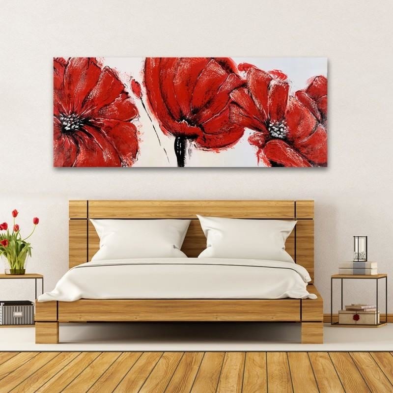 Kanva - Red Flowers  Home Trends DECO