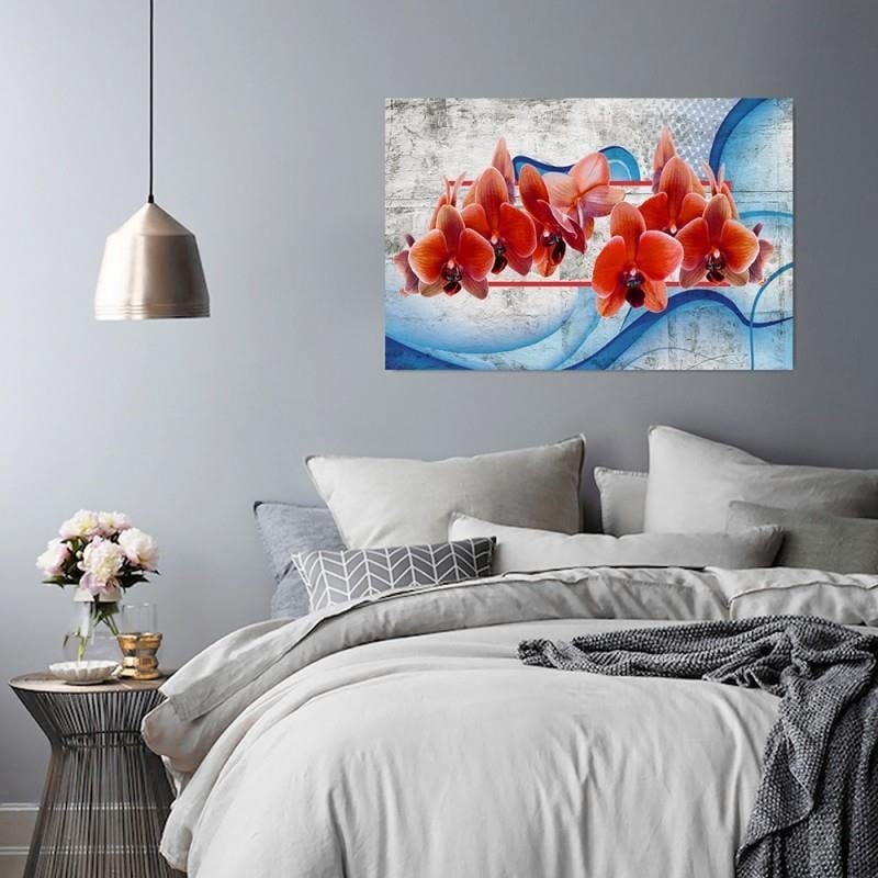 Kanva - Red Flowers  Home Trends DECO