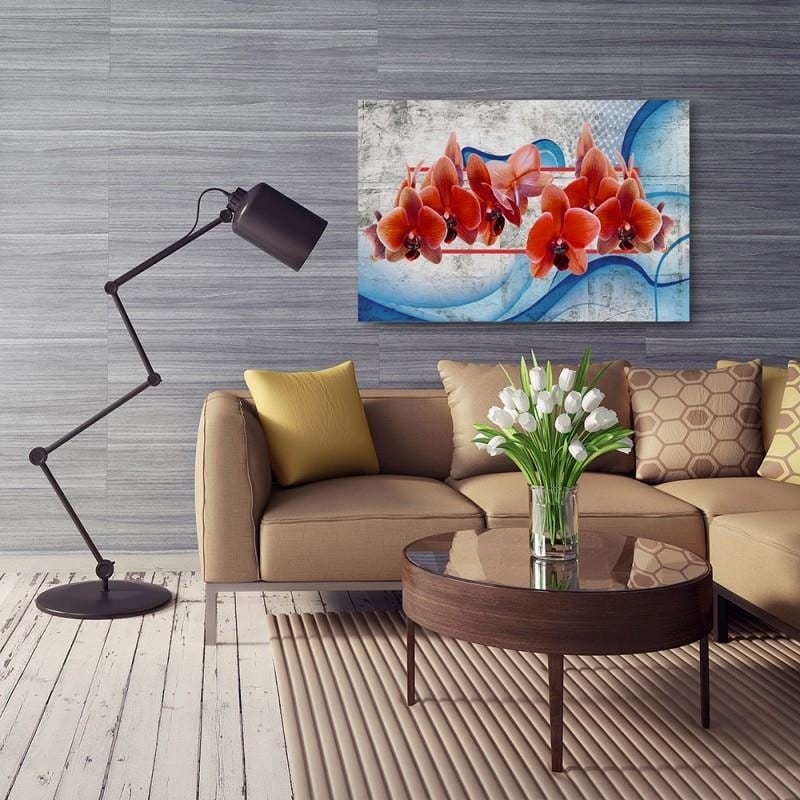 Kanva - Red Flowers  Home Trends DECO