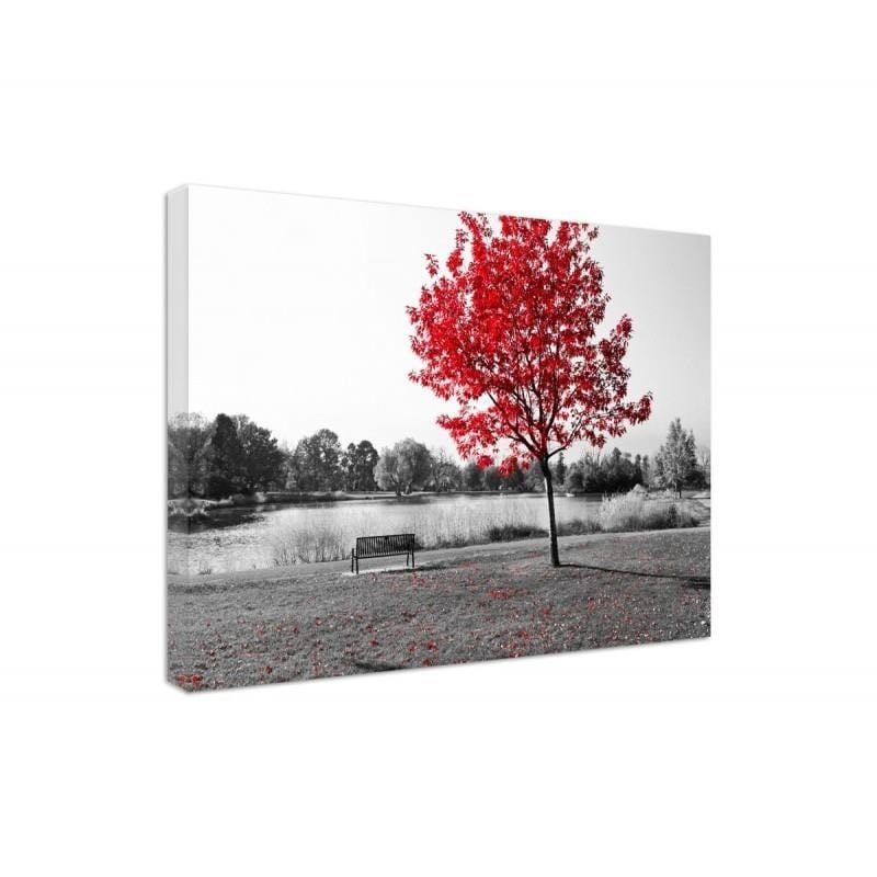 Kanva - Red Leaves On A Tree  Home Trends DECO