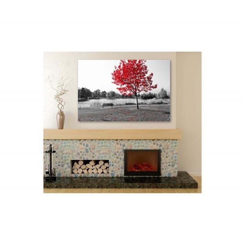 Kanva - Red Leaves On A Tree  Home Trends DECO