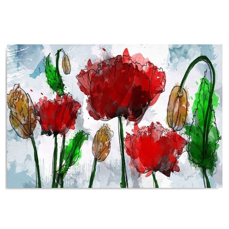 Kanva - Red Poppies  Home Trends DECO