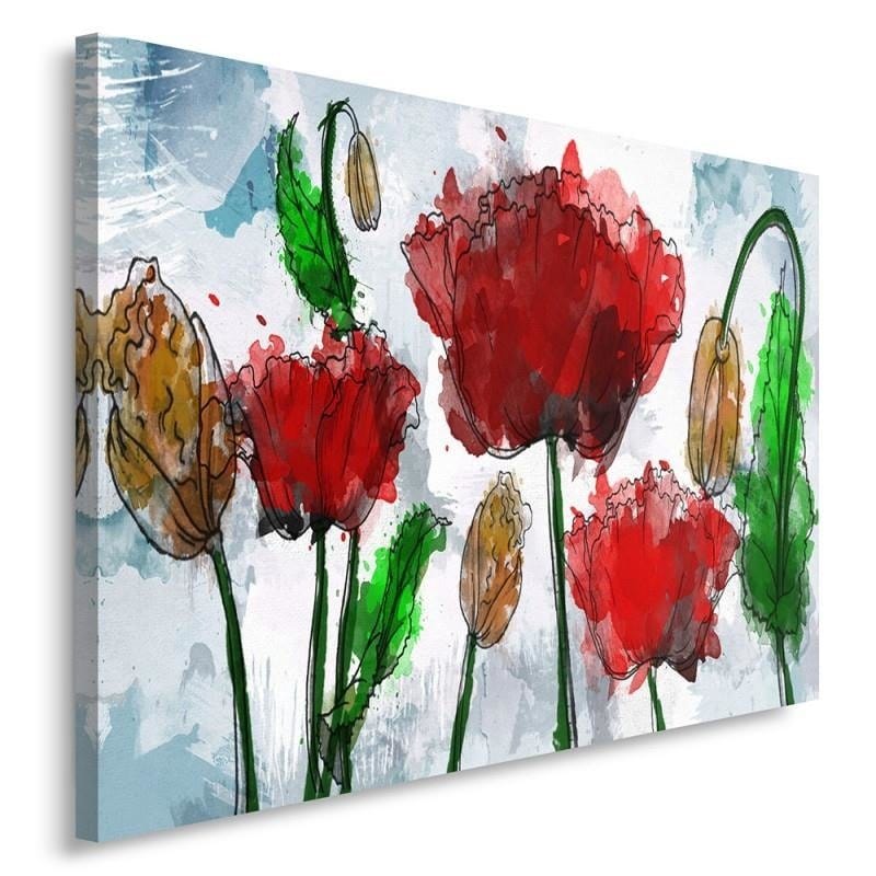 Kanva - Red Poppies  Home Trends DECO