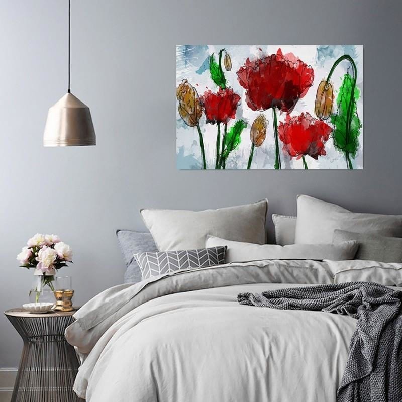 Kanva - Red Poppies  Home Trends DECO