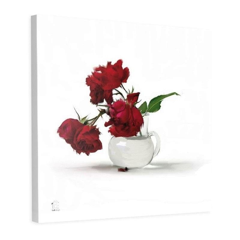 Kanva - Red Roses In A Vase  Home Trends DECO