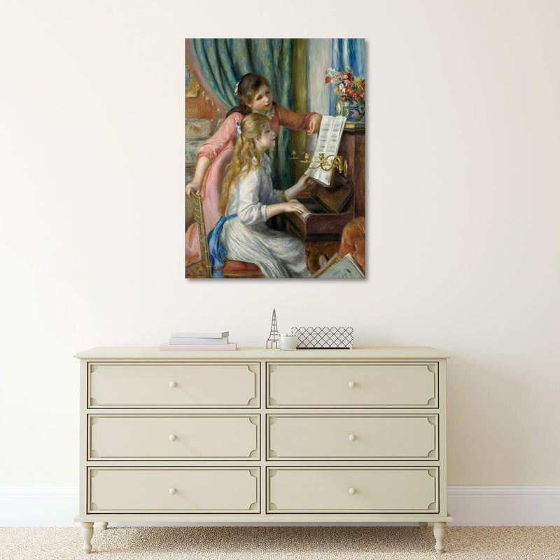 Kanva - Reproduction Picture Of A. Renoir - Girls At The Piano  Home Trends DECO