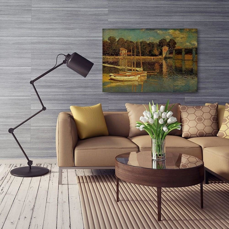 Kanva - Reproduction Picture Of C. Monet - Bridge At Argenteuil  Home Trends DECO