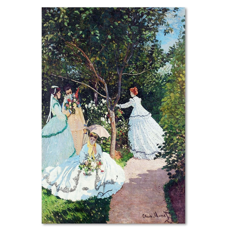 Kanva - Reproduction Picture Of C. Monet - Women In The Garden  Home Trends DECO