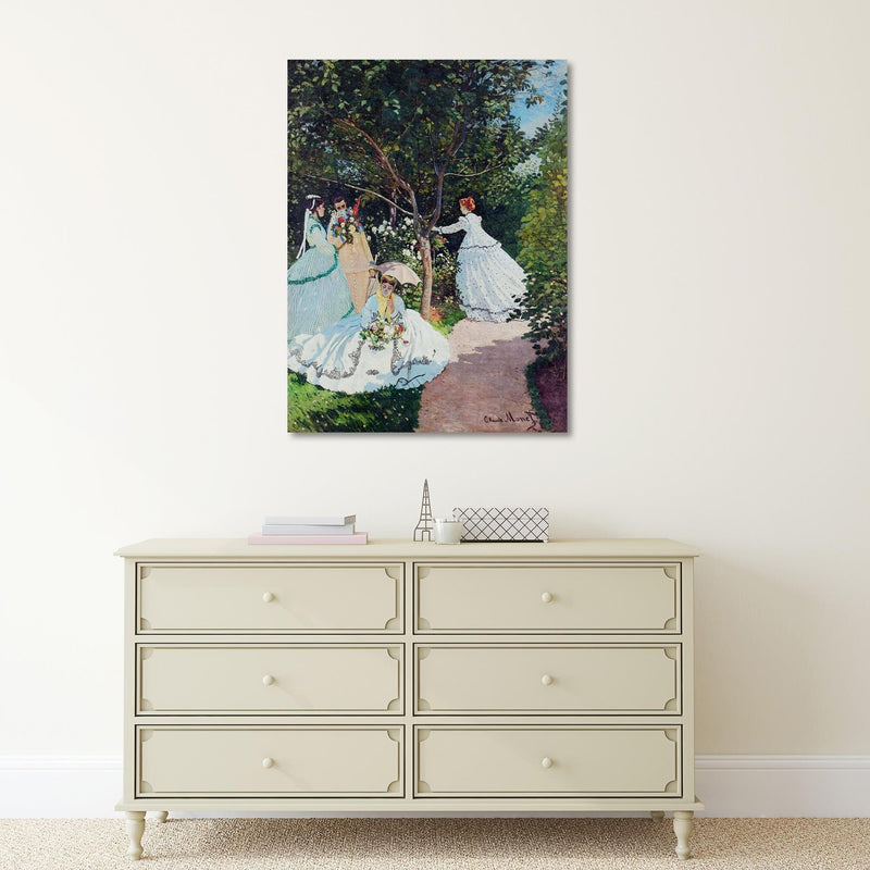 Kanva - Reproduction Picture Of C. Monet - Women In The Garden  Home Trends DECO