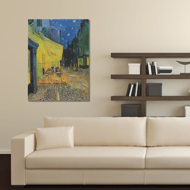 Kanva - Reproduction Picture Of V. Van Gogh - Cafe Terrace At Night  Home Trends DECO