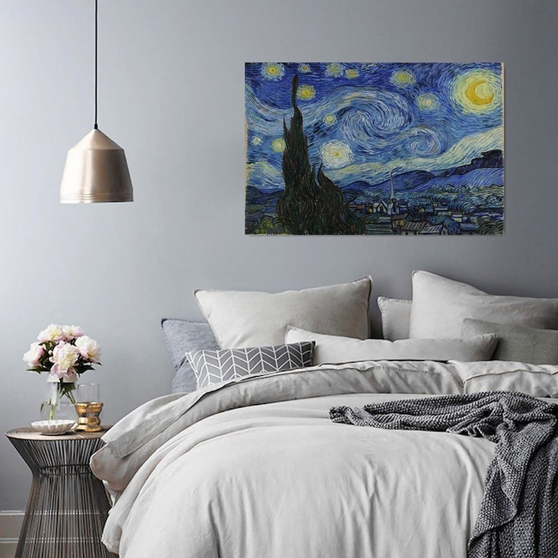 Kanva - Reproduction Picture Of V. Van Gogh - Starry Night  Home Trends DECO