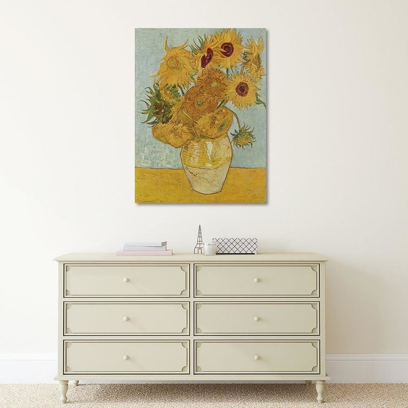 Kanva - Reproduction Picture Of V. Van Gogh - Sunflowers  Home Trends DECO