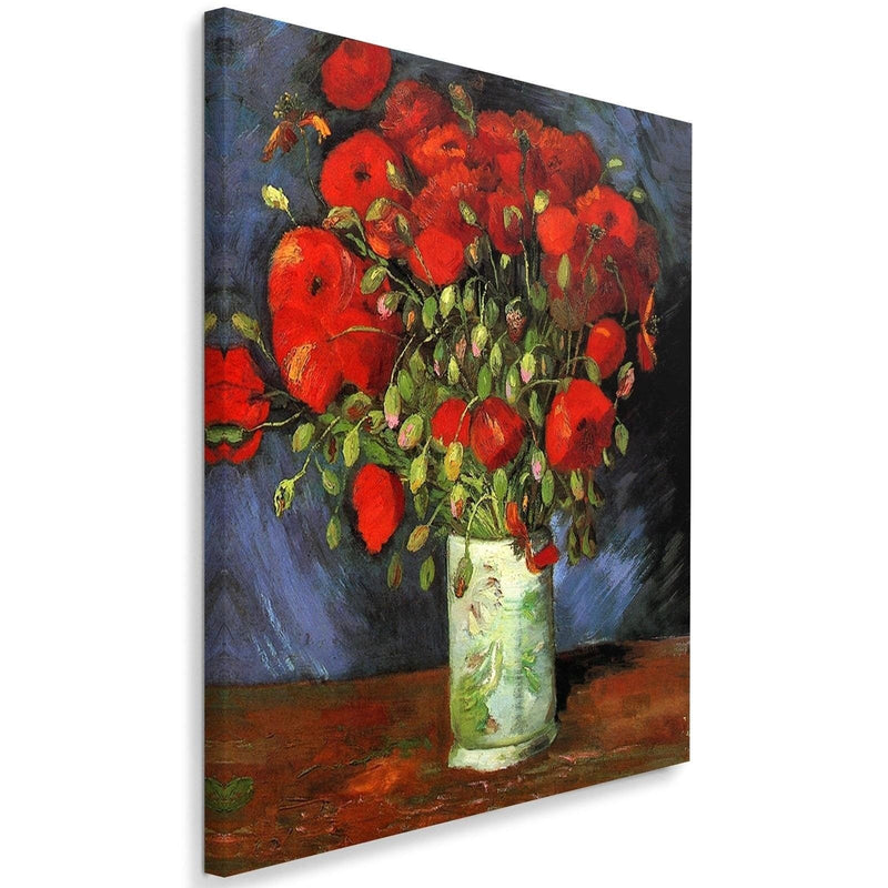 Kanva - Reproduction Picture Of V. Van Gogh - Vase With Red Poppies  Home Trends DECO