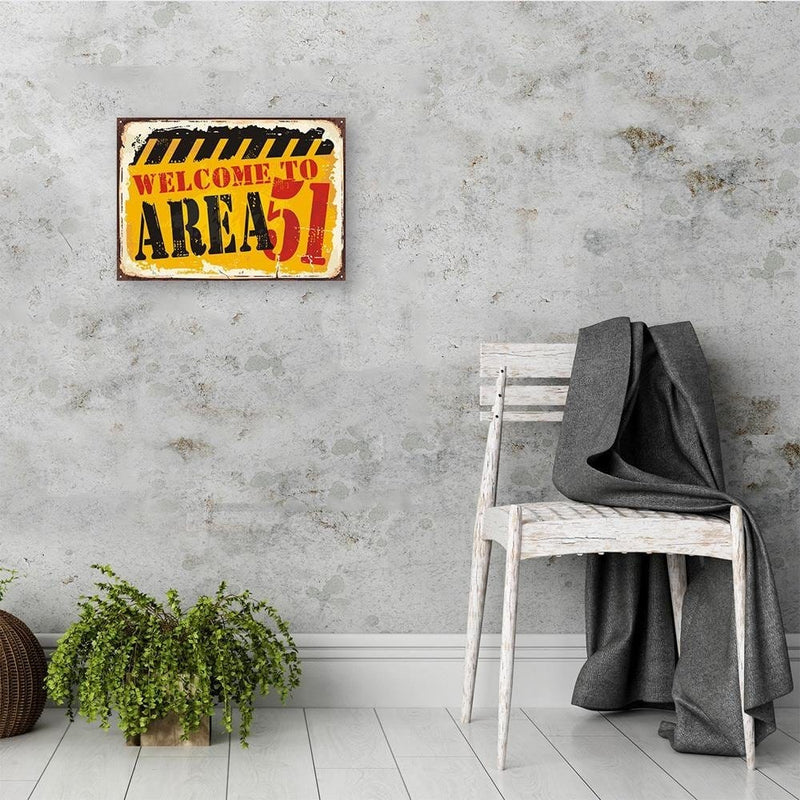 Kanva - Retro Signboard Area 51  Home Trends DECO