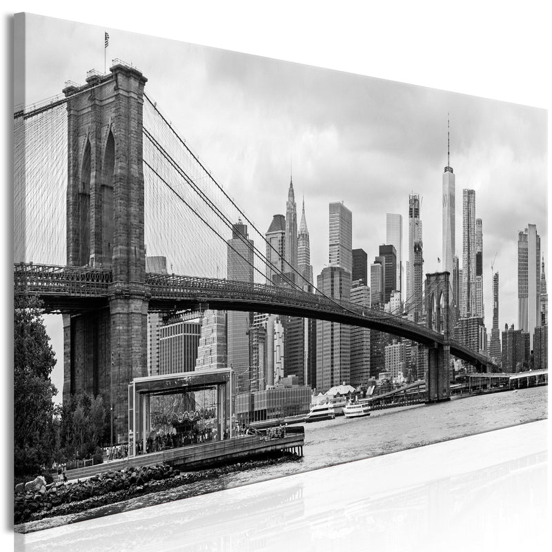 Glezna - Road to Manhattan (1 Part) Narrow Black and White Home Trends