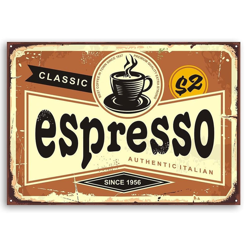 Kanva - Signboard Espresso  Home Trends DECO