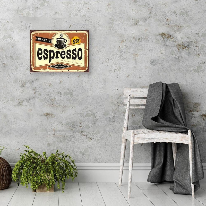 Kanva - Signboard Espresso  Home Trends DECO