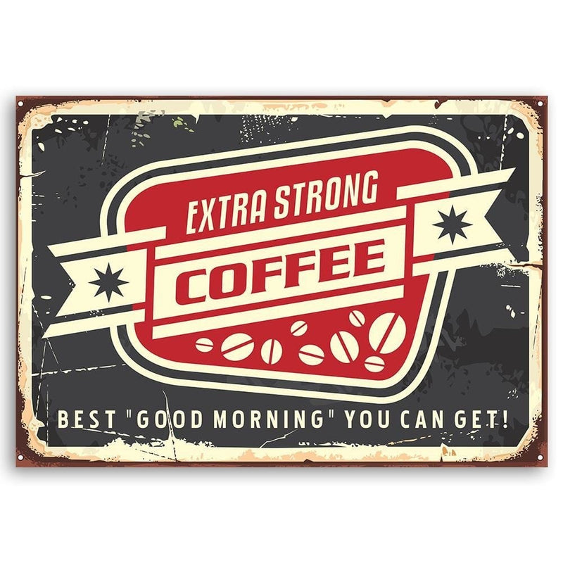 Kanva - Signboard Strong Coffee  Home Trends DECO