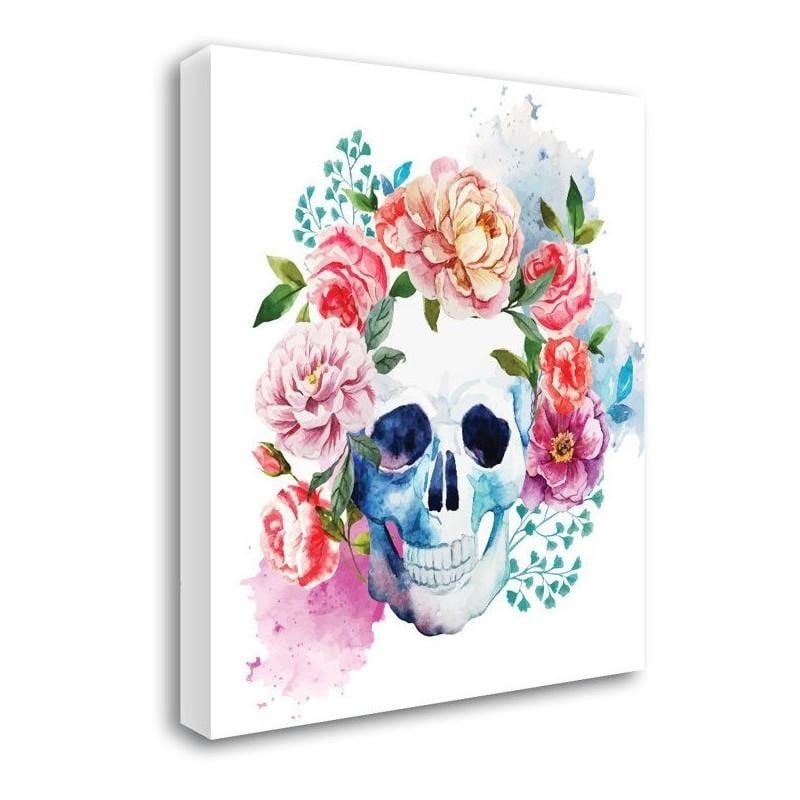 Kanva - Skull And Flowers  Home Trends DECO