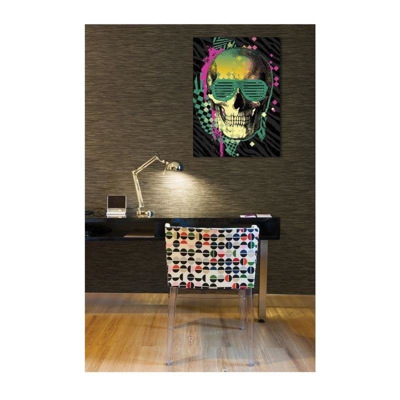 Kanva - Skull With Glasses  Home Trends DECO