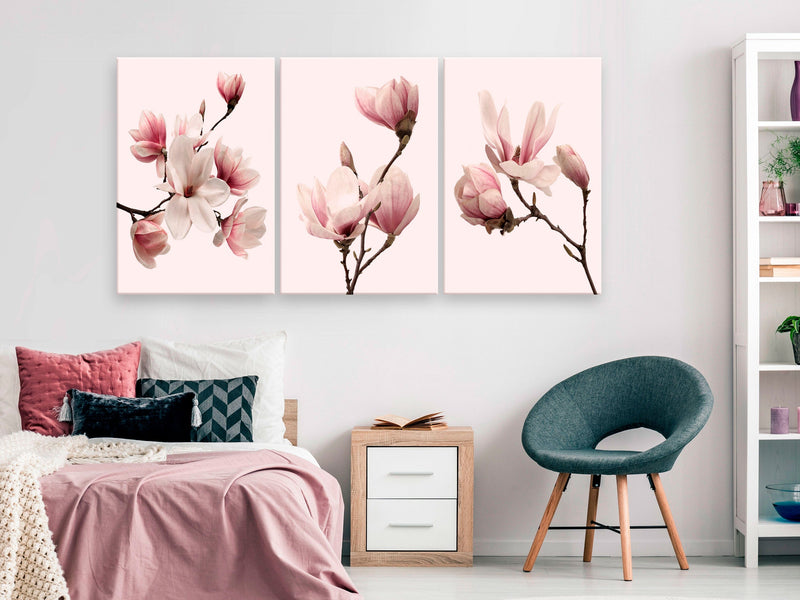 Glezna - Spring Magnolias (3 Parts) 120x60 Home Trends