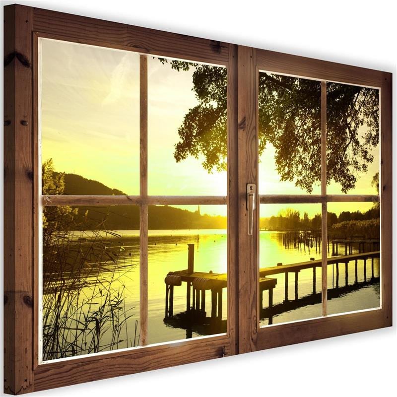 Kanva - Sunset Over The Bridge  Home Trends DECO