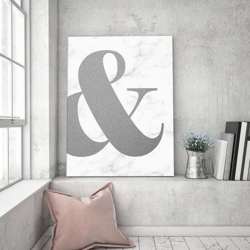 Kanva - Symbol On A Marble Background  Home Trends DECO