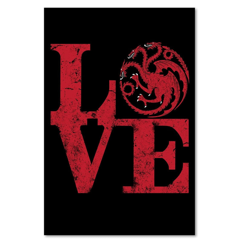 Kanva - Targaryen Love Red  Home Trends DECO