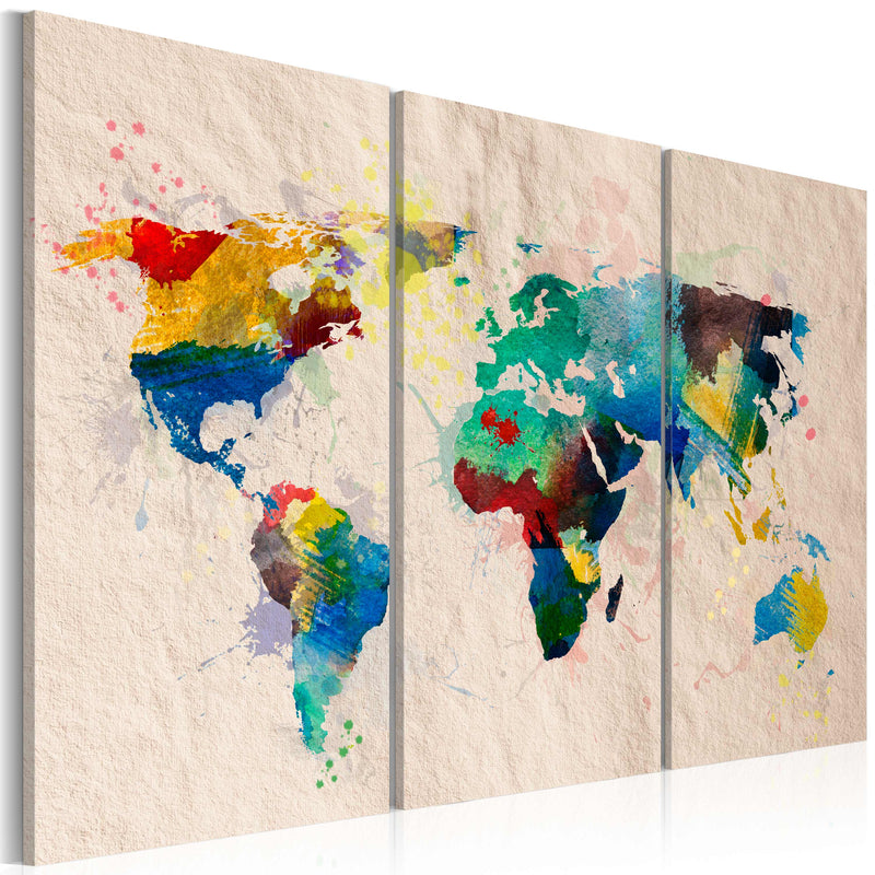 Glezna - The World of colors - triptych Home Trends