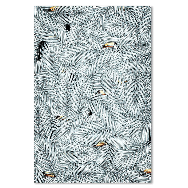 Kanva - Toucan Image Animal Print Grey  Home Trends DECO