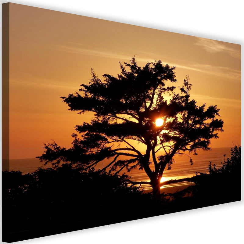 Kanva - Tree By The Sea At Sunset  Home Trends DECO