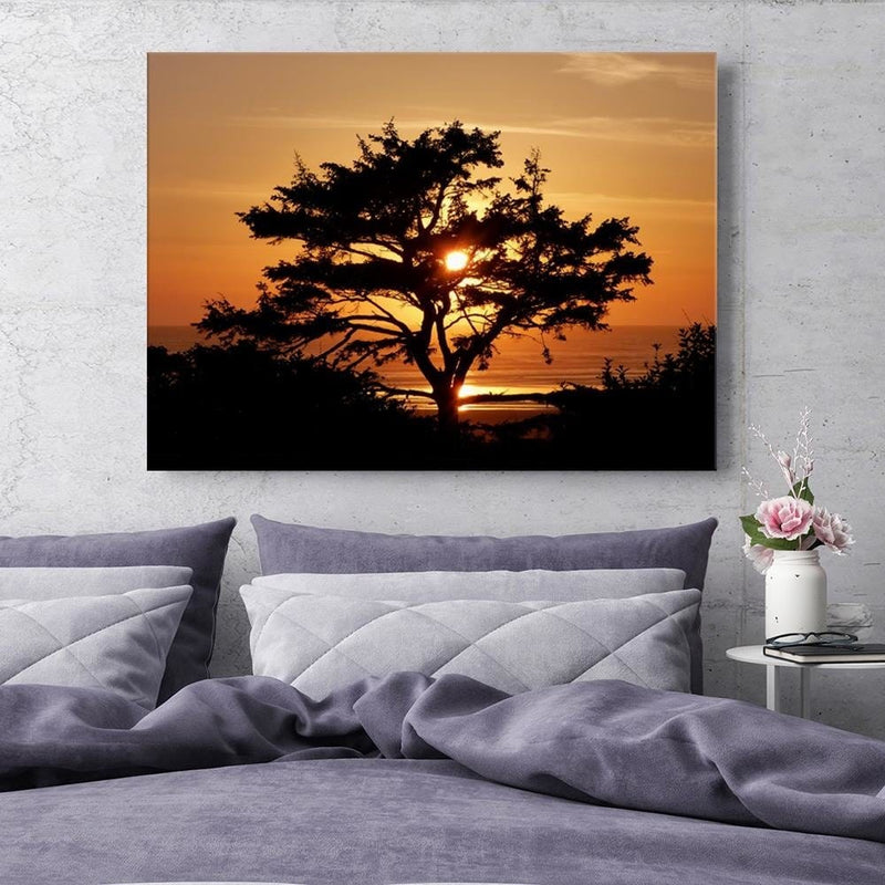 Kanva - Tree By The Sea At Sunset  Home Trends DECO