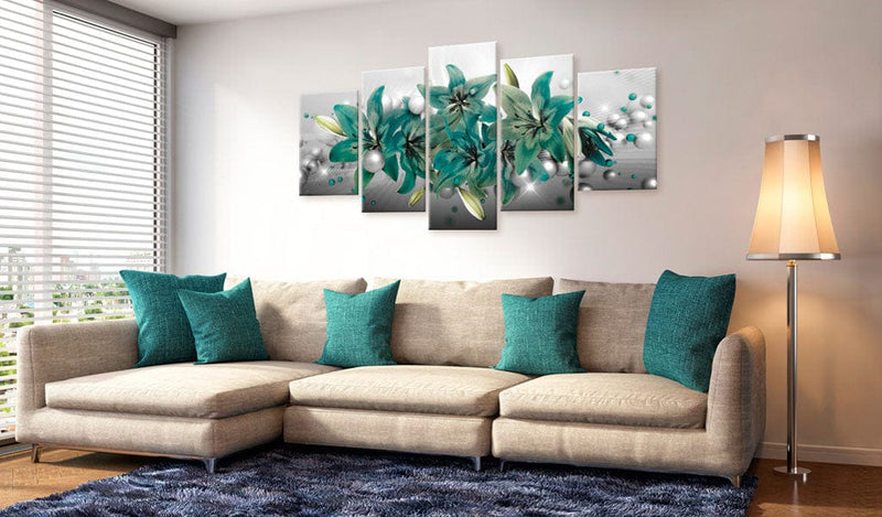 Glezna - Turquoise Bouquet Home Trends