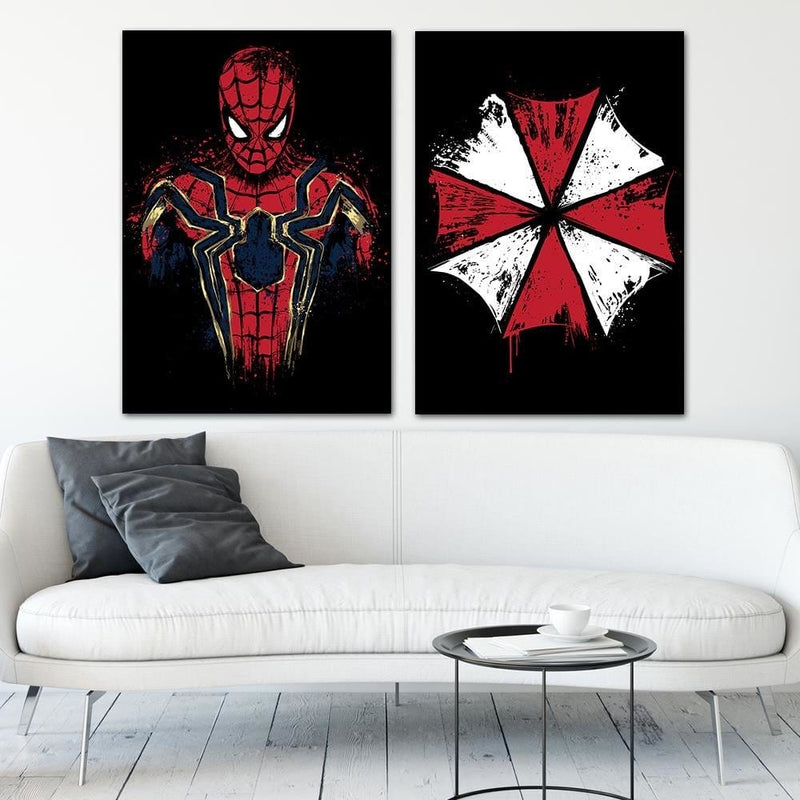 Kanva - Umbrella Corp Red  Home Trends DECO