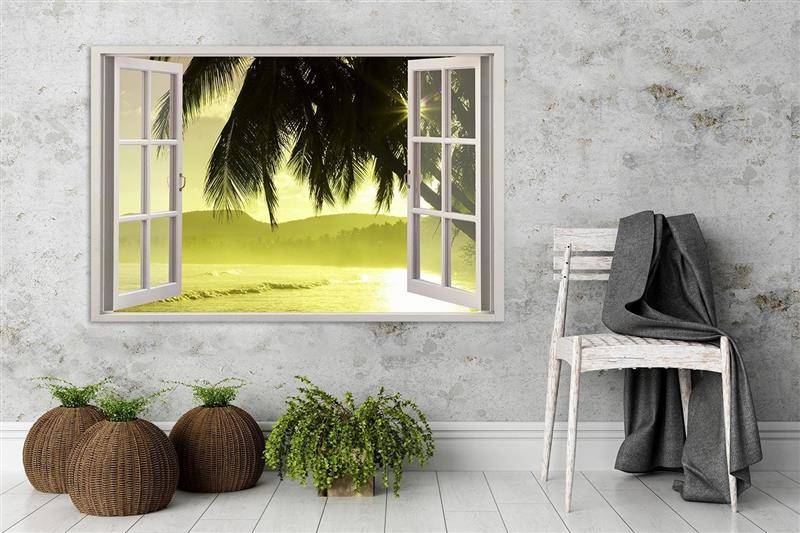 Kanva - View Of Palm Trees  Home Trends DECO