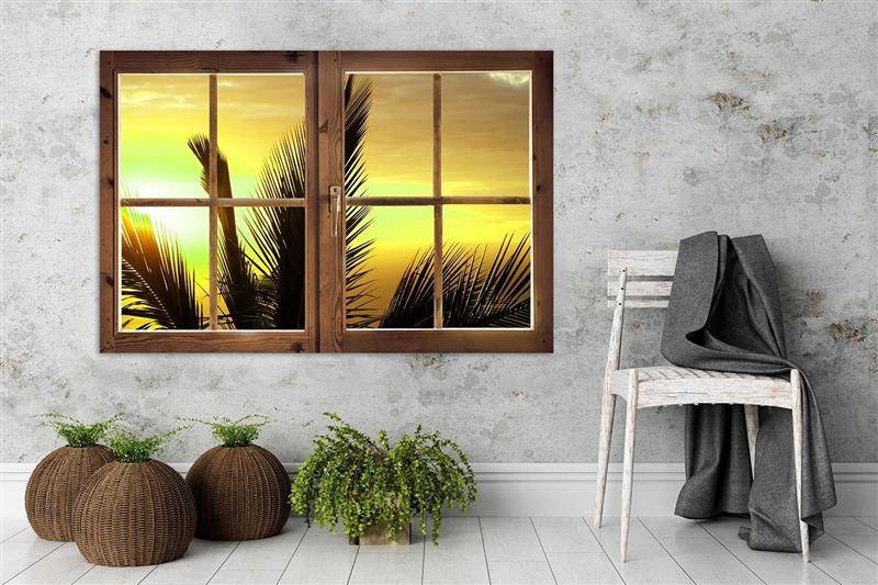 Kanva - View Of Palm Trees  Home Trends DECO