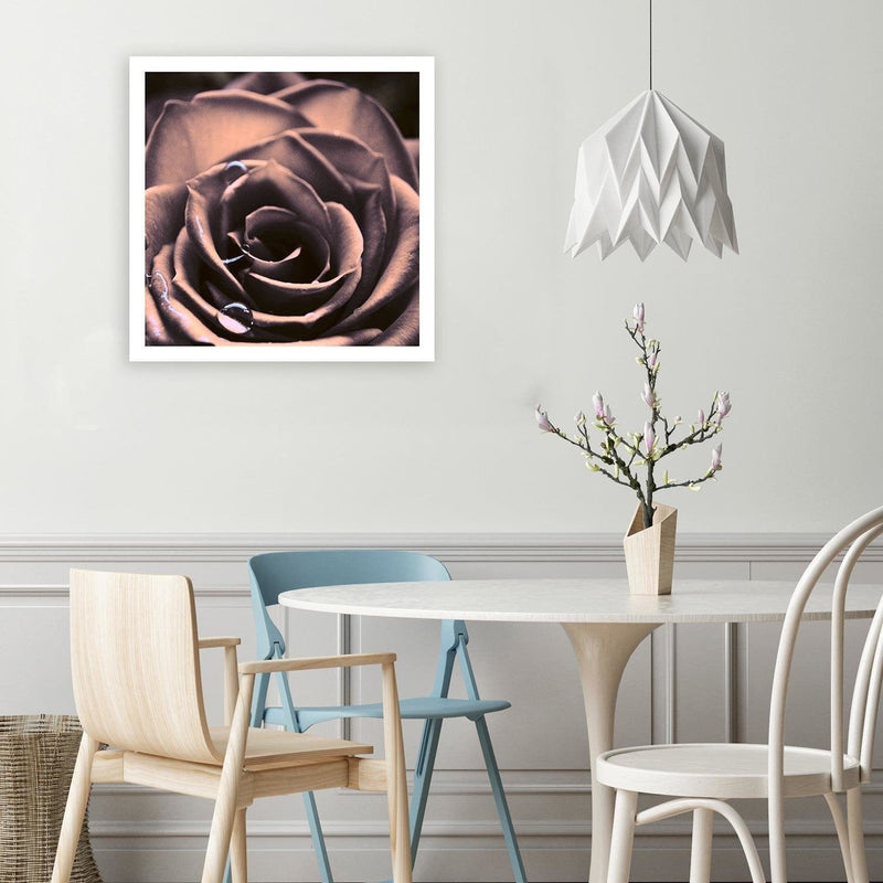 Kanva - Water Drops On A Rose  Home Trends DECO