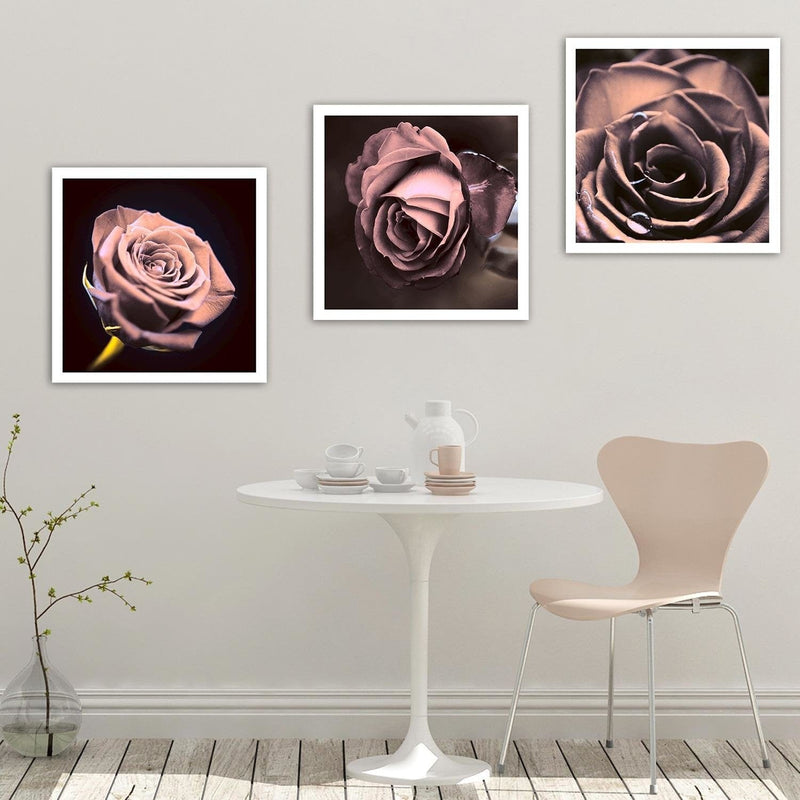 Kanva - Water Drops On A Rose  Home Trends DECO